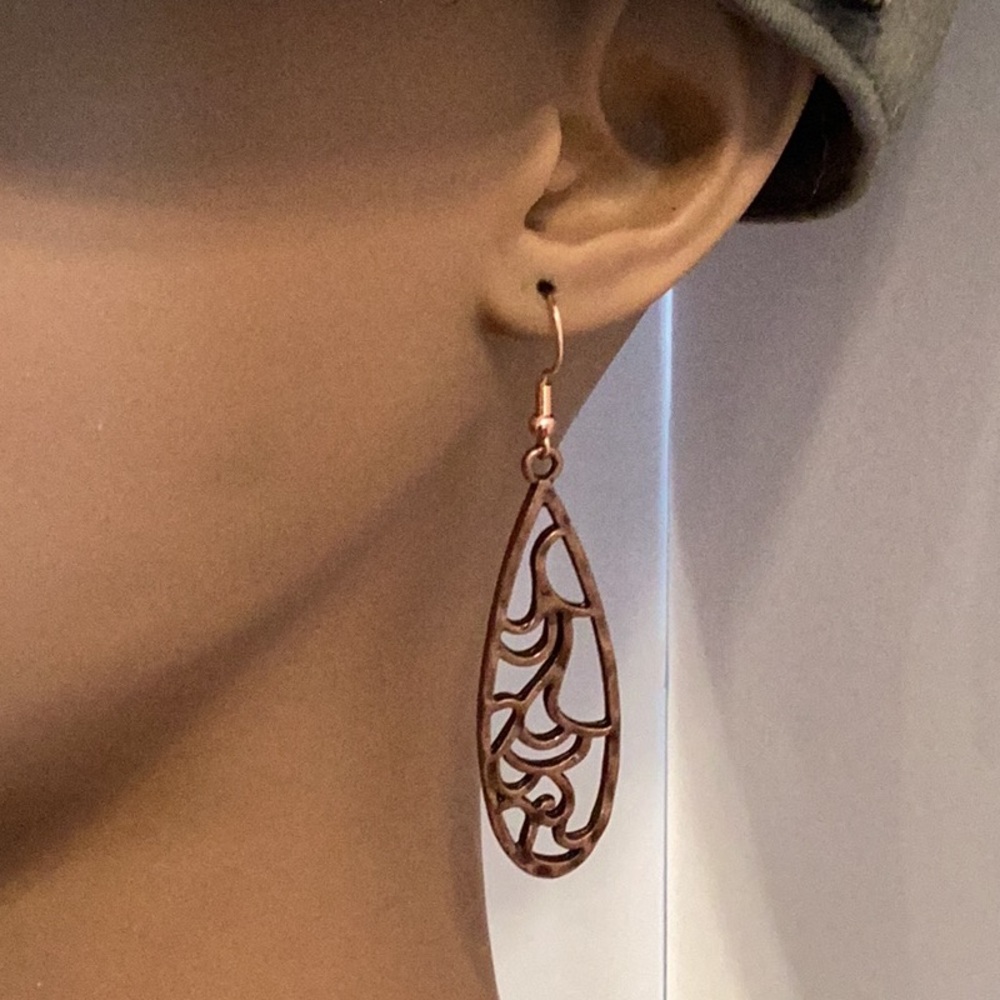 Make a Statement Copper Earrings